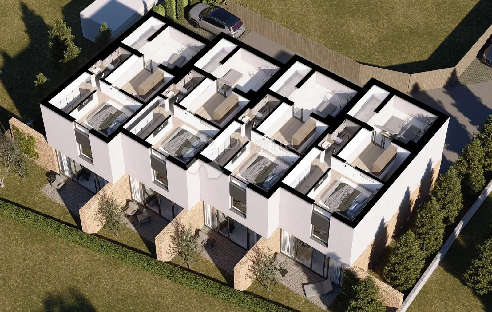 velika gorica, moderne kuće u nizu, eskluzivno samo u dogmi - slika 14