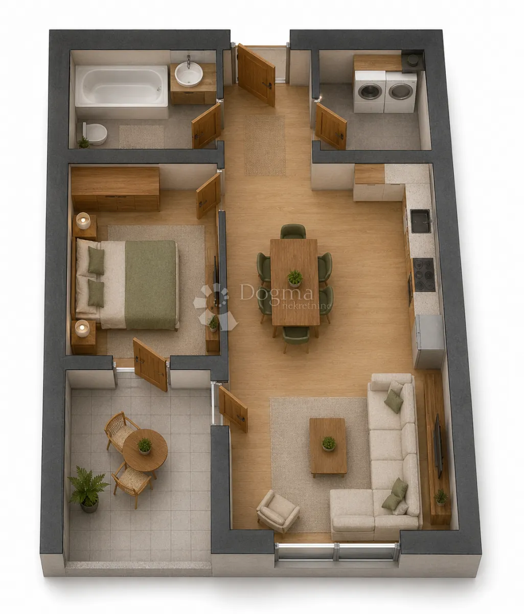 pretprodaja stanova – moderan stan na 2. katu novogradnje, varaždin | 39,50 m² + loggia - slika 7