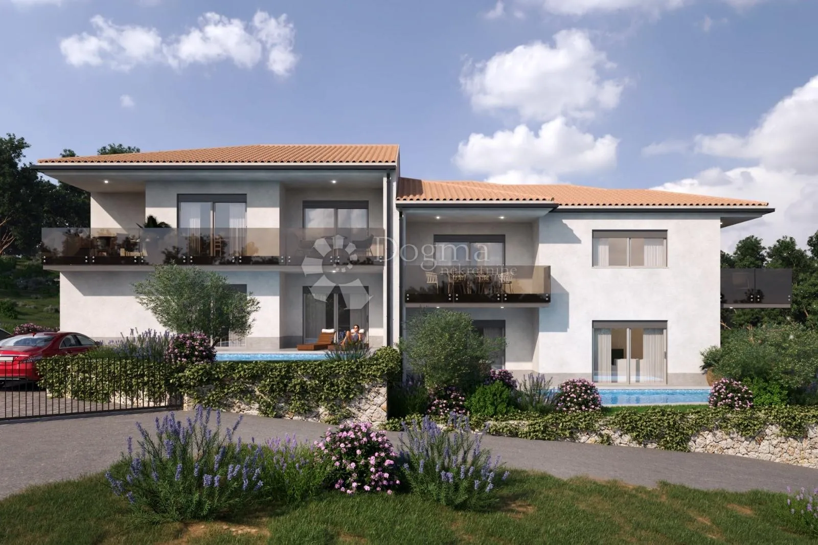 apartman s bazenom i pogledom na more – vrbnik - slika 6