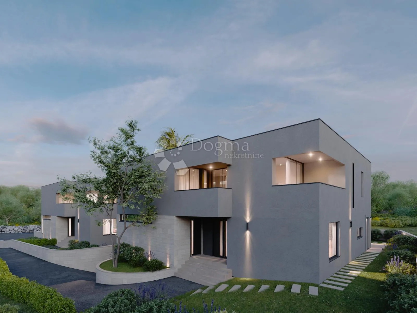 bilice - šibenik - građevinsko zemljište sa projektom za dvije luksuzne vile - slika 7