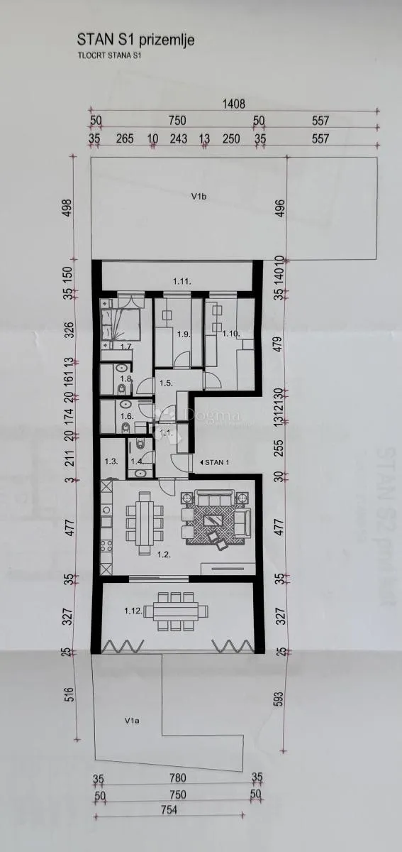 zagreb, sesvete, 4s stan u novogradnji, nkp 131,29 m2 - slika 2