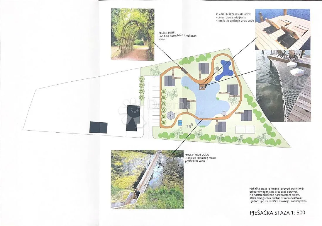 kuća na parceli 7.480 m2 – idejni turistički projekt na 3.500 m2 - slika 7