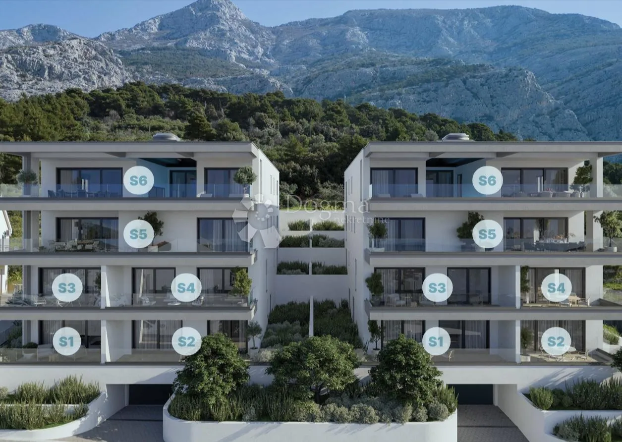 ekskluzivni penthouse s bazenom i pogledom na more -makarska - slika 7
