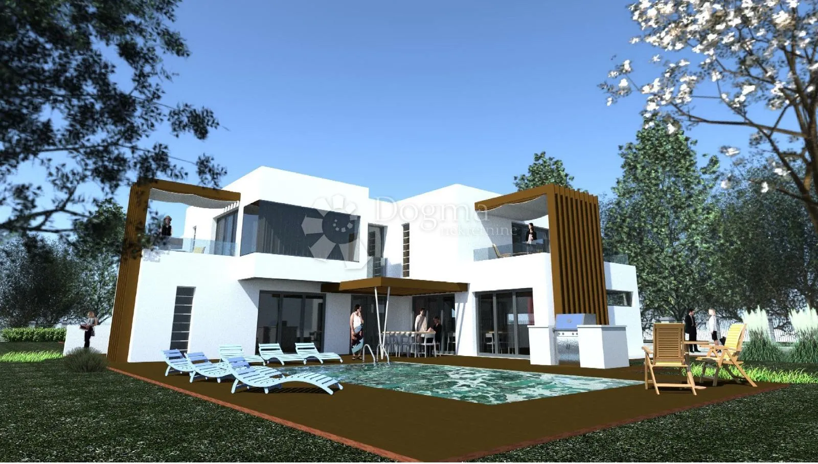 luksuzna moderna vila s bazenom - slika 17