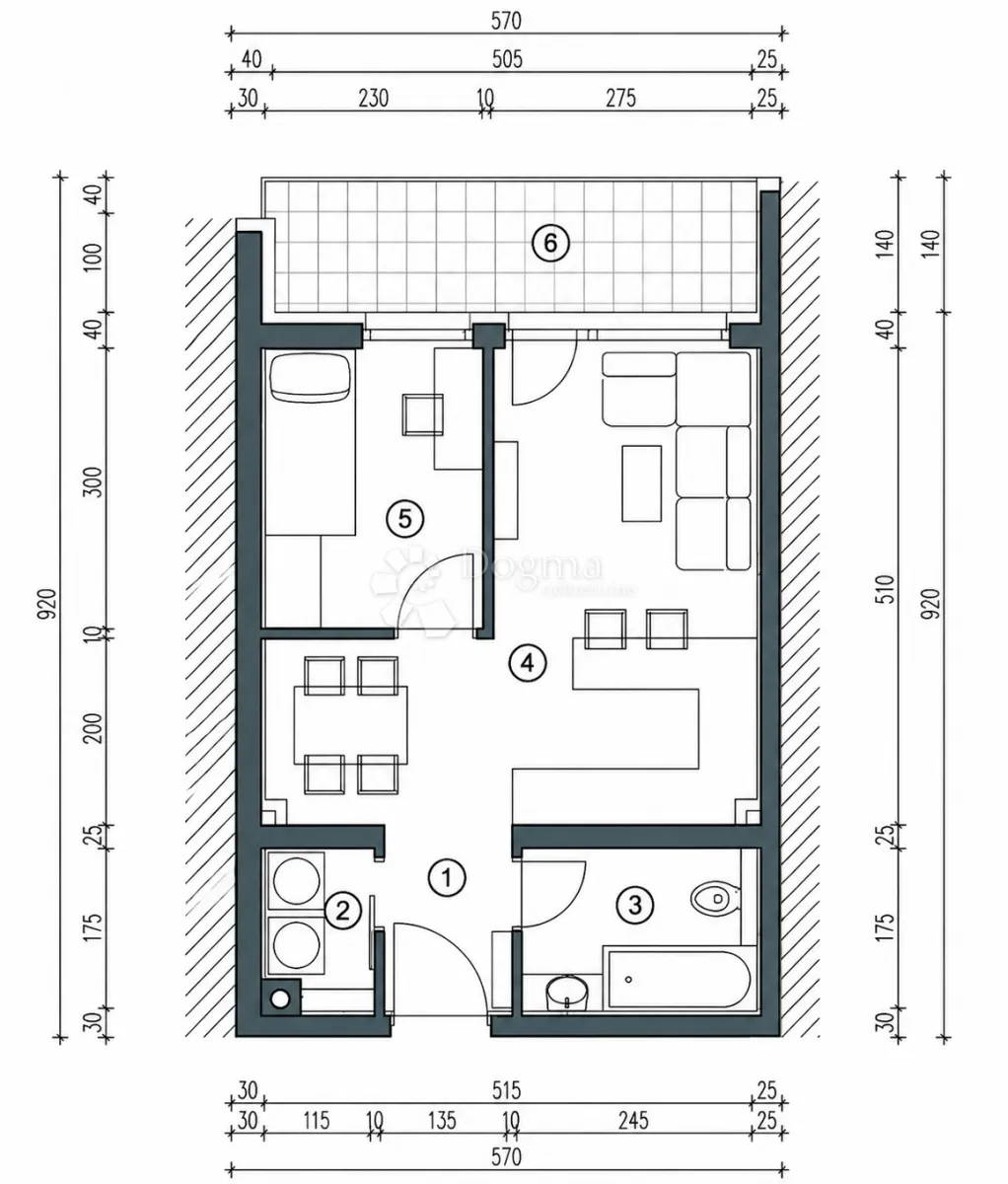 pretprodaja stanova – moderan stan na 1. katu novogradnje, varaždin | 34,85m² + loggia - slika 8