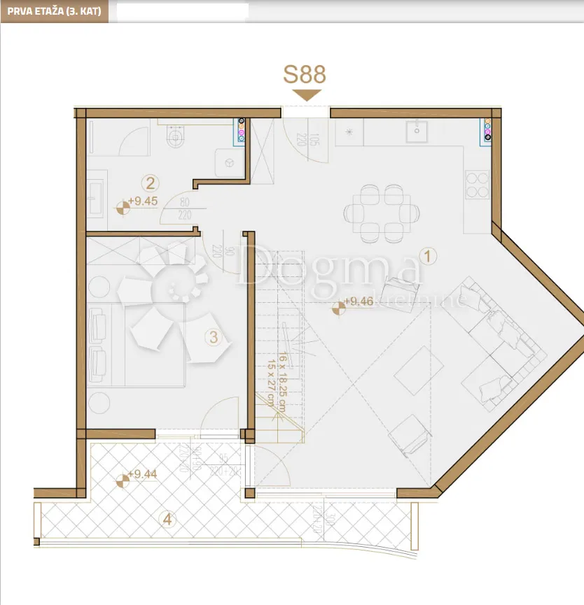 premium dvoetažni apartman, na atraktivnoj lokaciji -s88 - slika 25