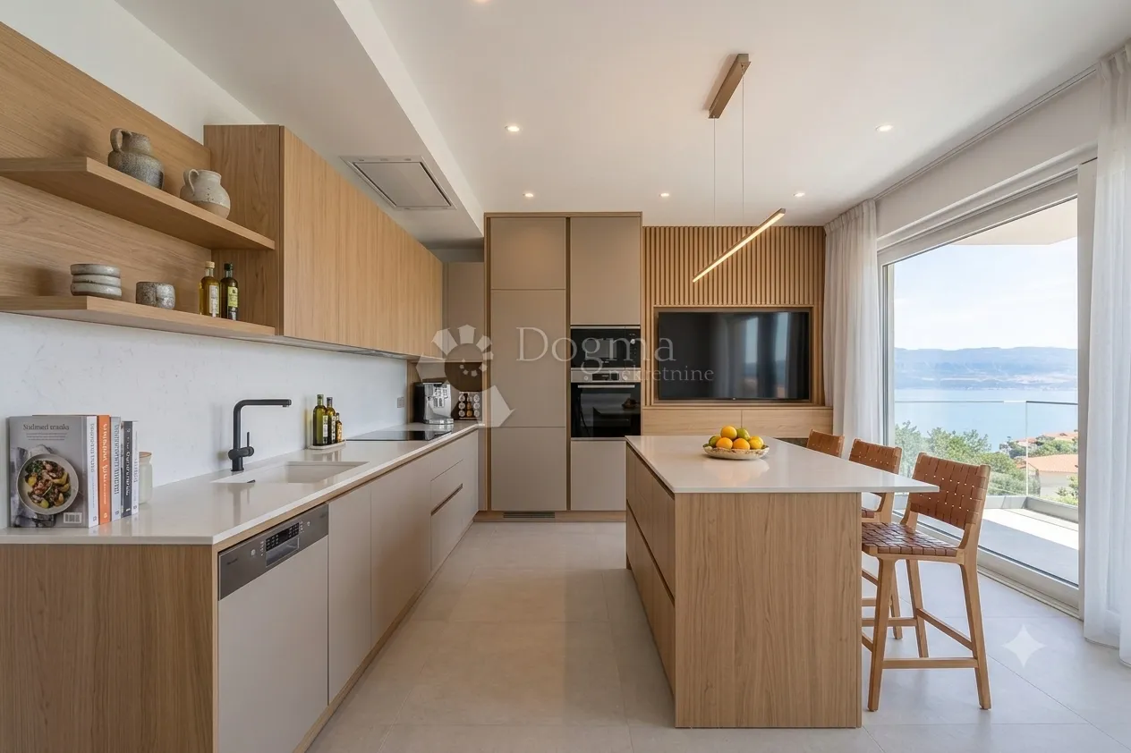 apartman s panoramskim pogledom na more+zasebni studio apartman s okućnicom s3 - slika 2