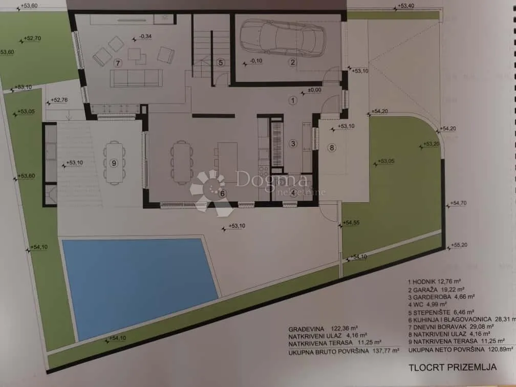 vila s bazenom u strožancu - slika 65