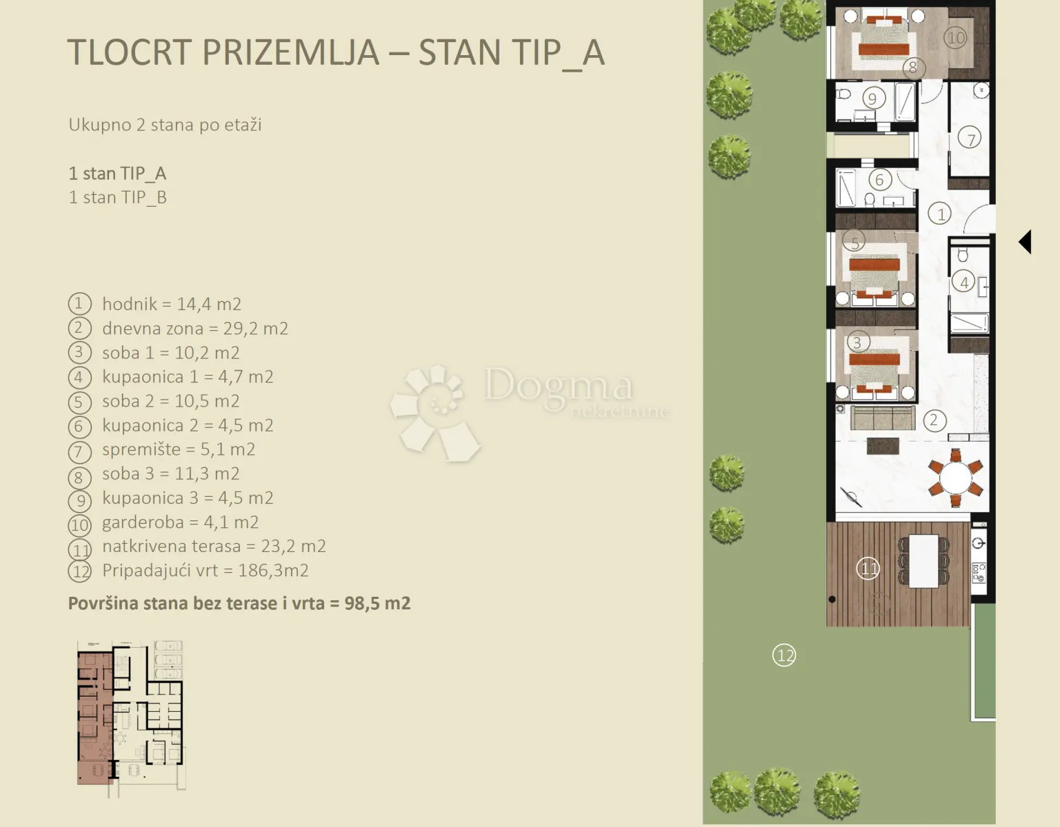 novigrad novogradnja – stan s natkrivenom terasom i parkingom - slika 24