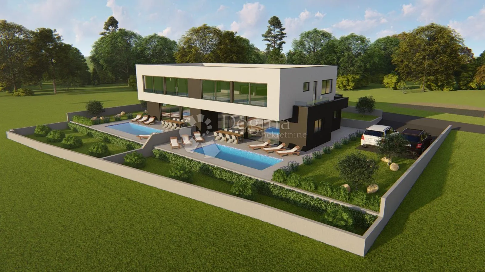 ekskluzivno! luksuzna duplex vila s bazenom i pogledom na more! - slika 2