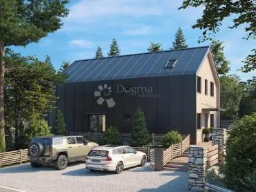 zemljište s idejnim projektom za montažnu kuću - vrbovsko - slika 3