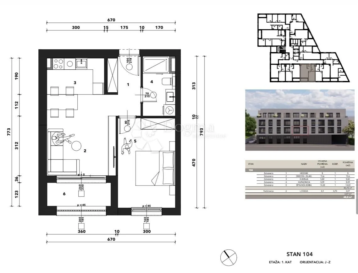 s104 - črnomerec -mandalićina - nova rezidencija od 30 do 107 m2 - slika 5