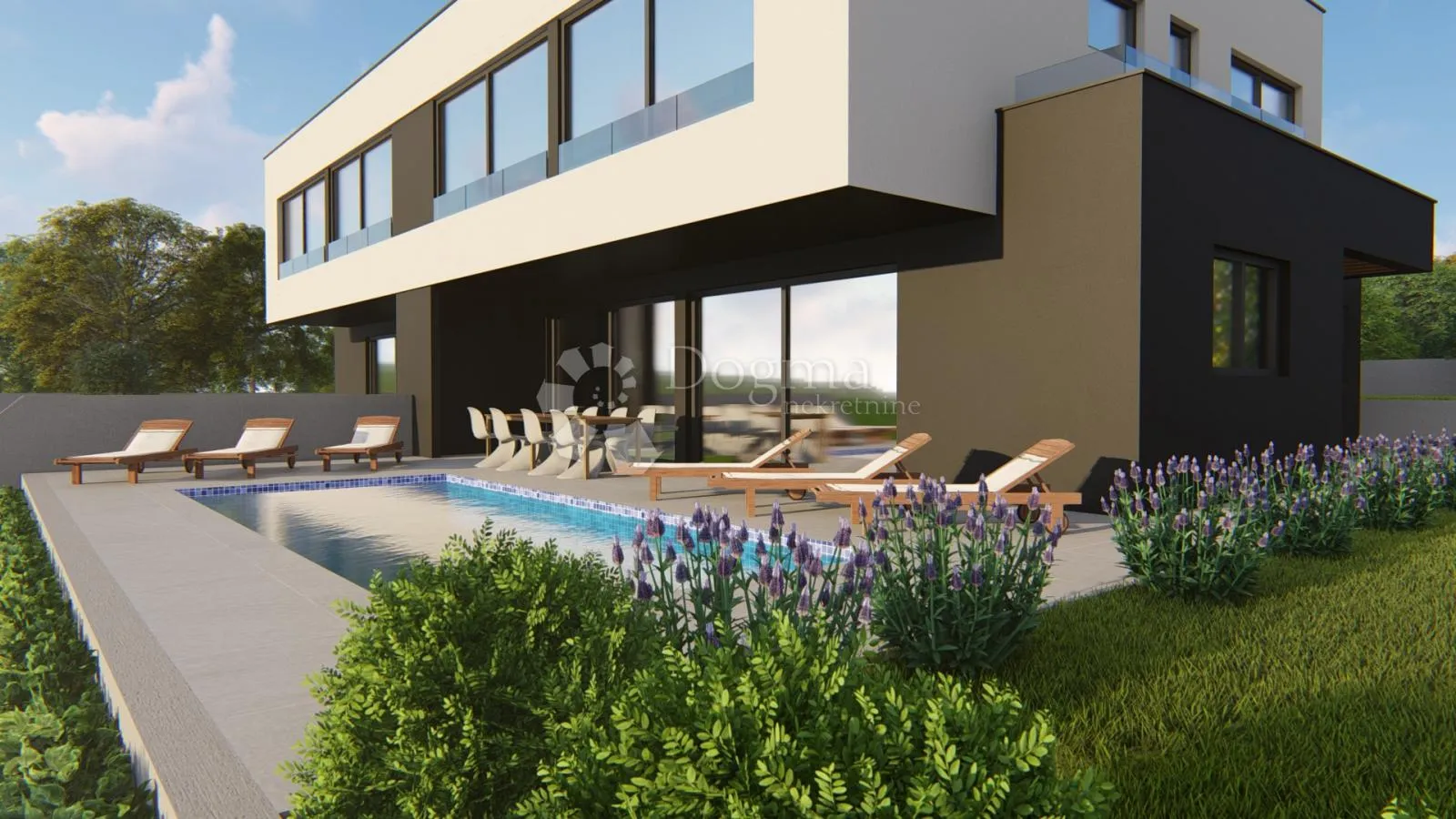ekskluzivno! luksuzna duplex vila s bazenom i pogledom na more! - slika 9