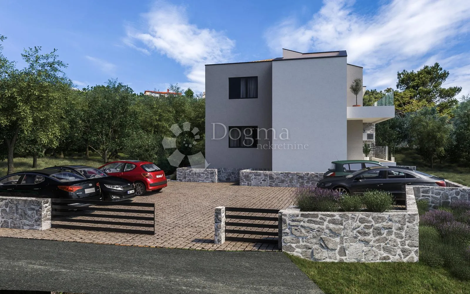 vrbnik, apartman sa bazenom 50 m od mora - slika 6