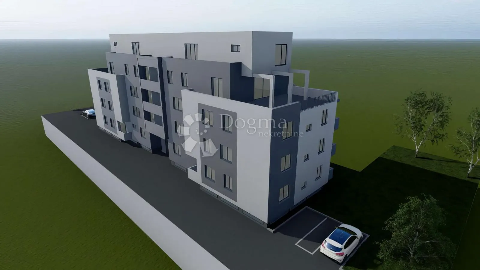 velika gorica, novogradnja, trosoban stan 56,17 m2, prizemlje - slika 1