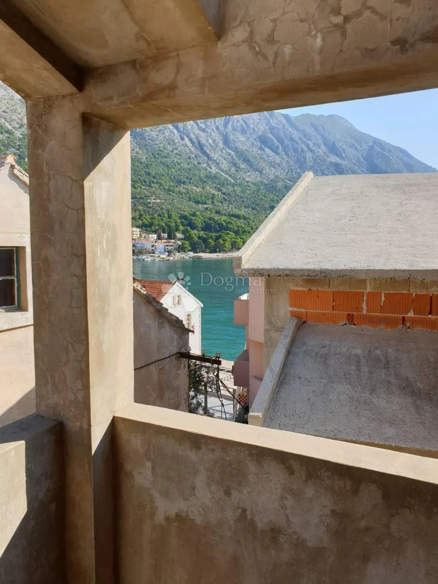 igrane – kuća 70m od mora, 3 apartmana, pogled - slika 7