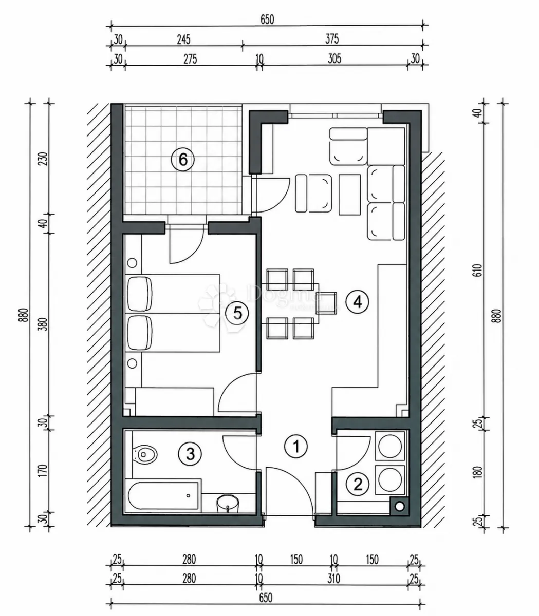 pretprodaja stanova – moderan stan na 2. katu novogradnje, varaždin | 39,50 m² + loggia - slika 8