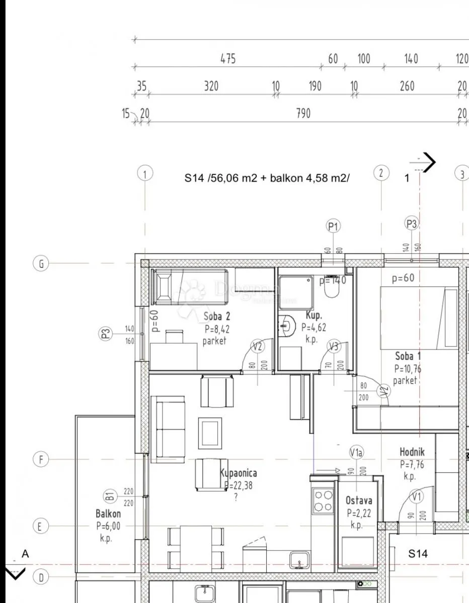 s14-novogradnja - gradići - od 3.000€ po m2 - vl.gor - slika 2