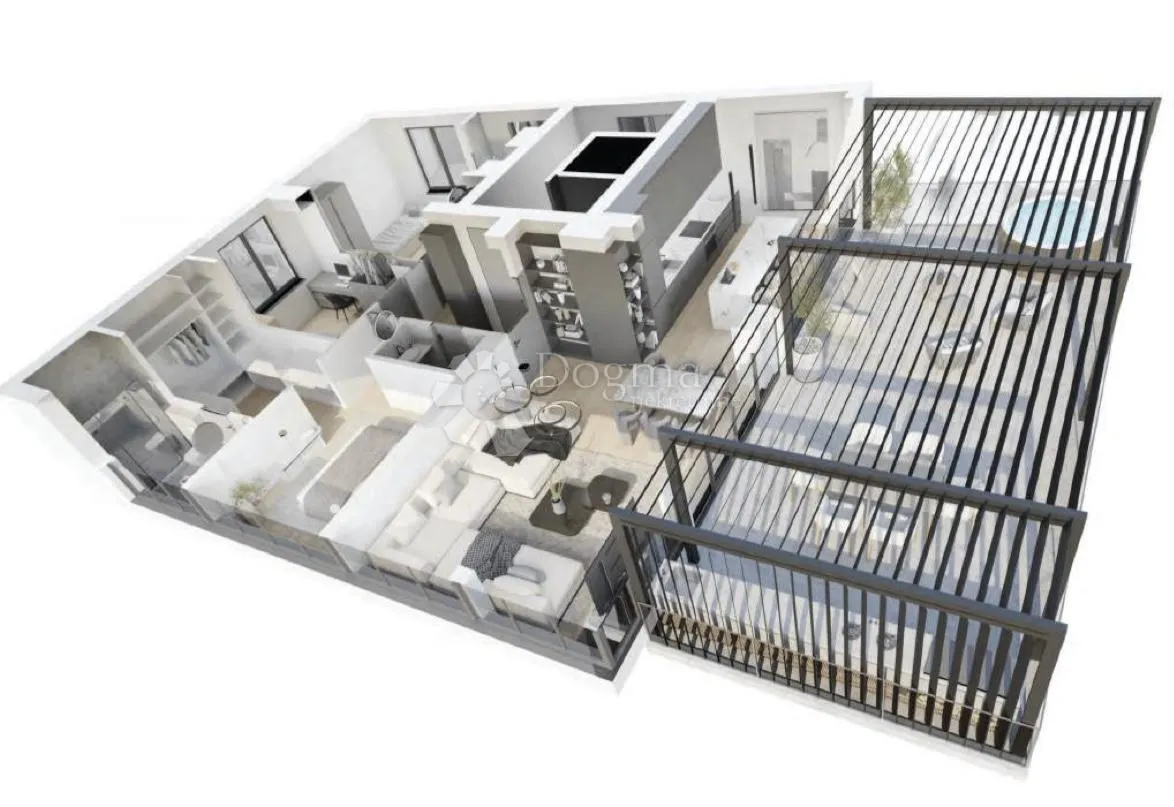 novogradnja srebrnjak- s5 - penthouse - slika 2