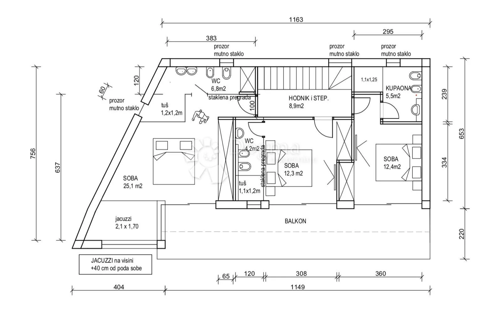 dramalj starina za potpunu renovaciju s projektom - slika 12