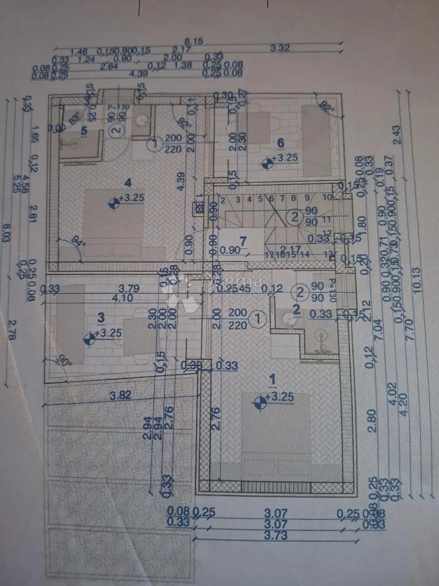parcela s građ. dozvolom i projektom – blizu centra vira, 150m od mora - slika 2