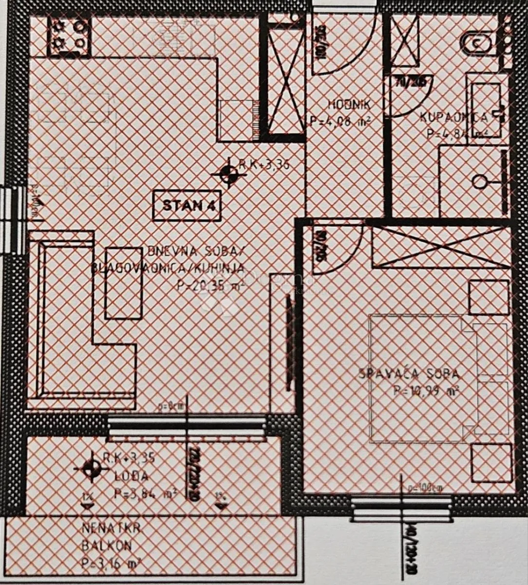 jednosobni stan i garsonjera s 2 garažna parking mjesta u kaštel lukšiću! - slika 3