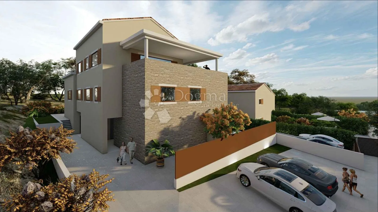 luksuzni teren na lukoranu s idejnim rješenjem - slika 4