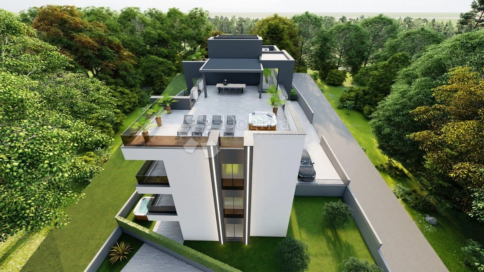 luksuzni penthouse stan uz more diklo !! s6 - slika 12