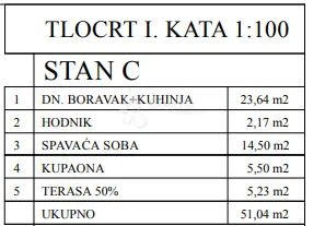 novogradnja - moderan stan sa dvorištem u okolici poreča - slika 3