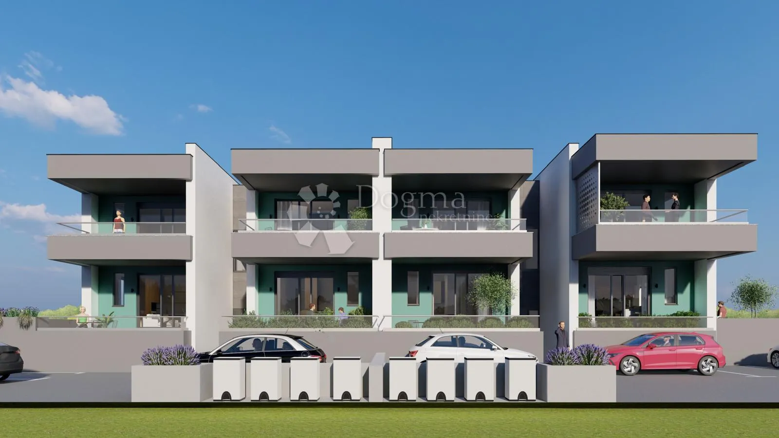 prodaje se apartman novalja gajac novogradnja s1 prizemlje - slika 3