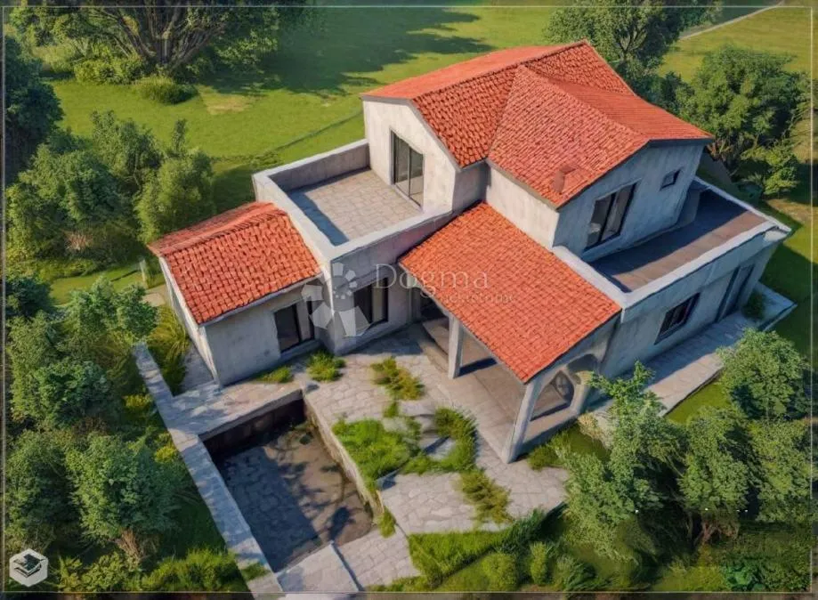 vrsi - projekt vile sa bazenom i građevinskom dozvolom 600 m 2 - slika 15