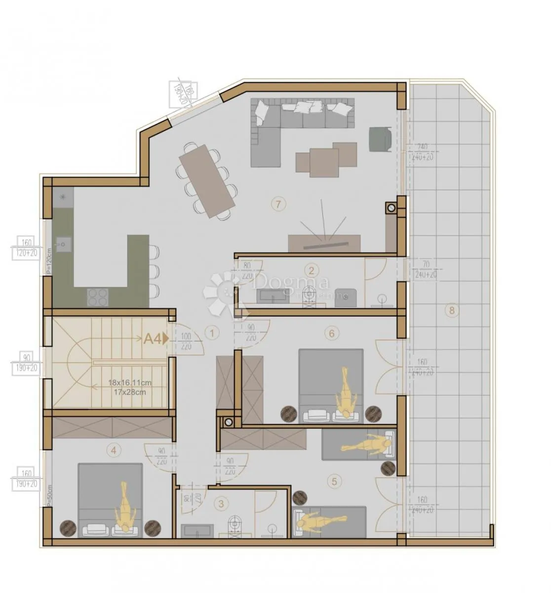 novogradnja veli vrh - penthouse - slika 4