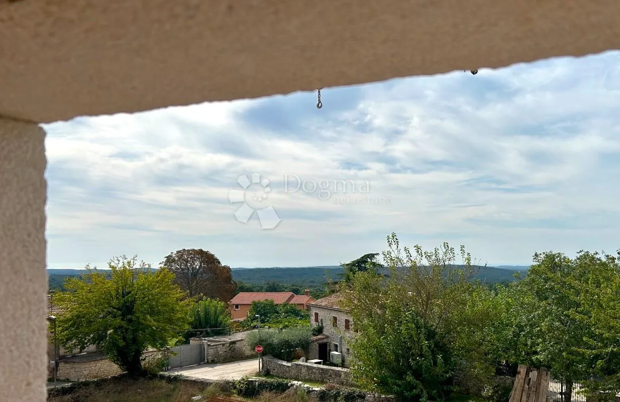 kanfanar,oklica, vrhunska rekonstrukcija kamene kuće s pogledom na more - slika 10