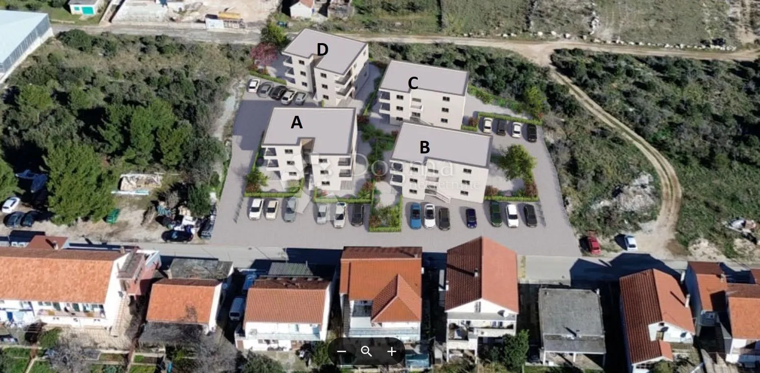 donje ražine, jednosoban s2 stan na prvom katu, novogradnja - slika 3