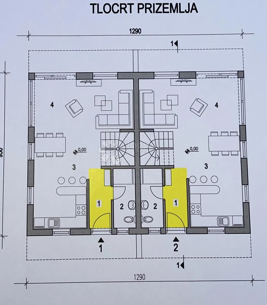malinska - novogradnja sa mogućnosšću ugradnje bazena 400 m od mora - slika 17