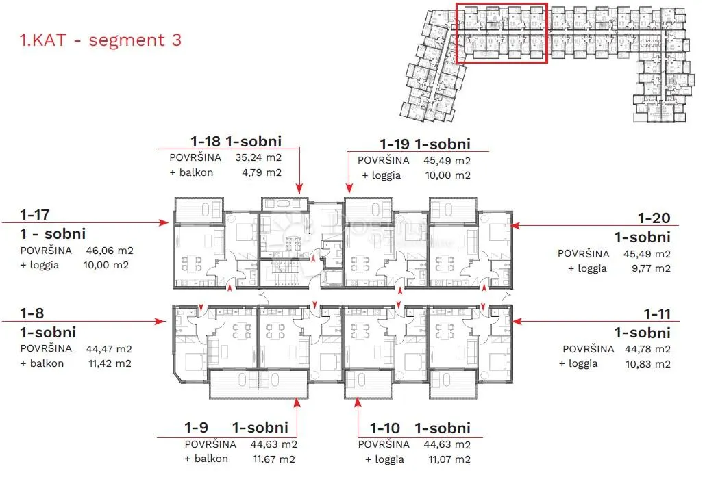 stan +parking+ ostava, lift - slika 9