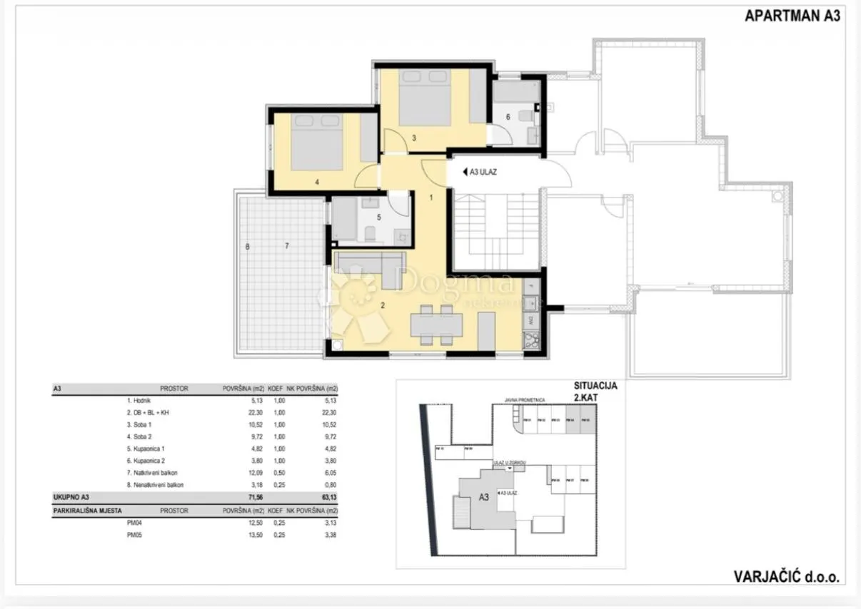 apartman a2 i.kat plaža babe bez 3% poreza ! - slika 3