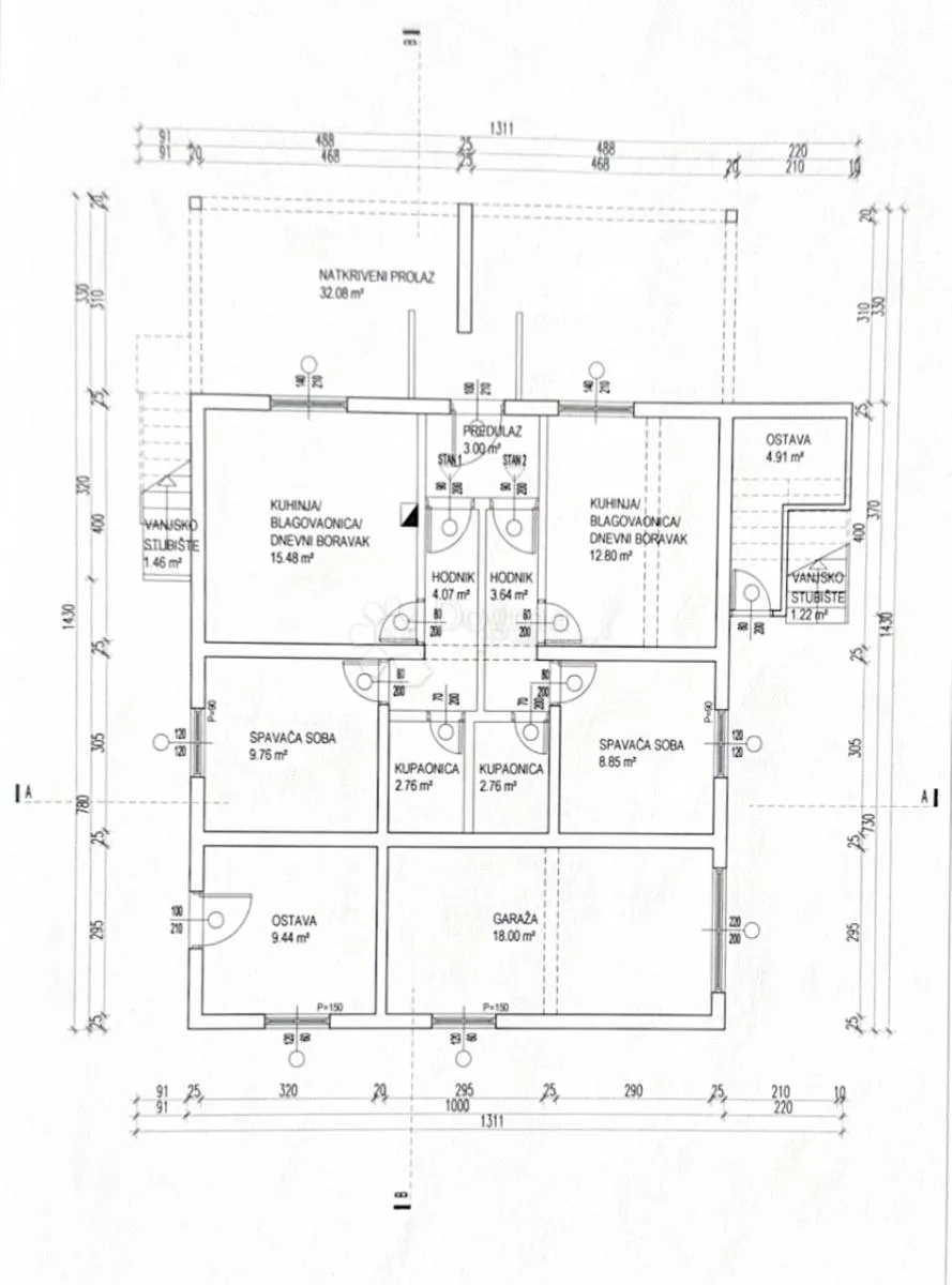 samostojeća kuća s 4 apartmana, 50 m od mora - slika 13