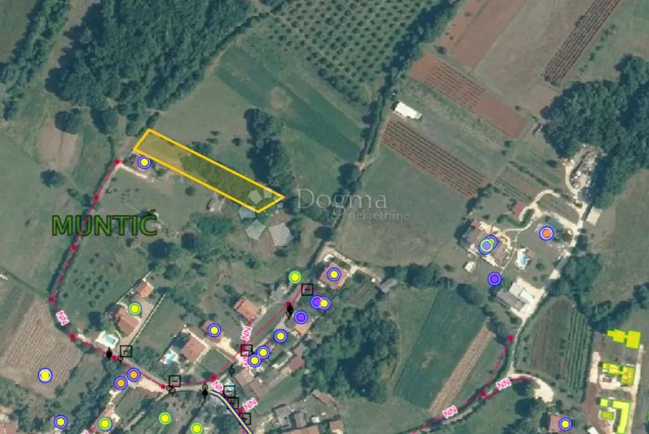muntić – zemljište 1.516 m², 7 km do mora - slika 4