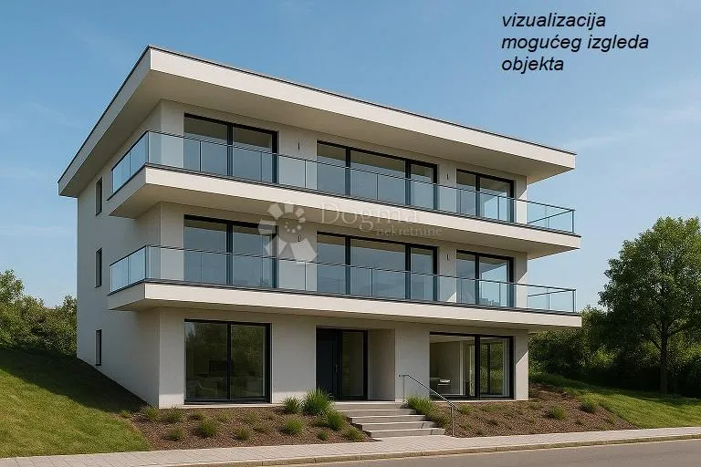 građevinsko zemljište veprinac 813 m2 - objekt 3 stana - slika 3