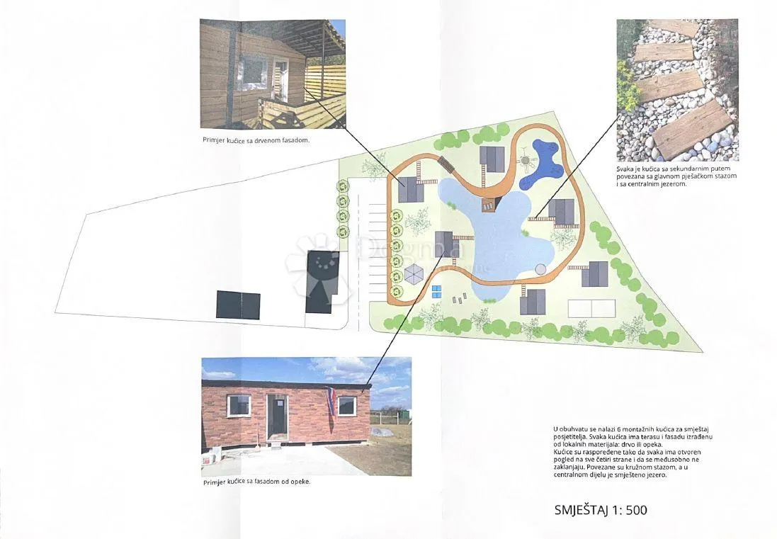 kuća na parceli 7.480 m2 – idejni turistički projekt na 3.500 m2 - slika 6
