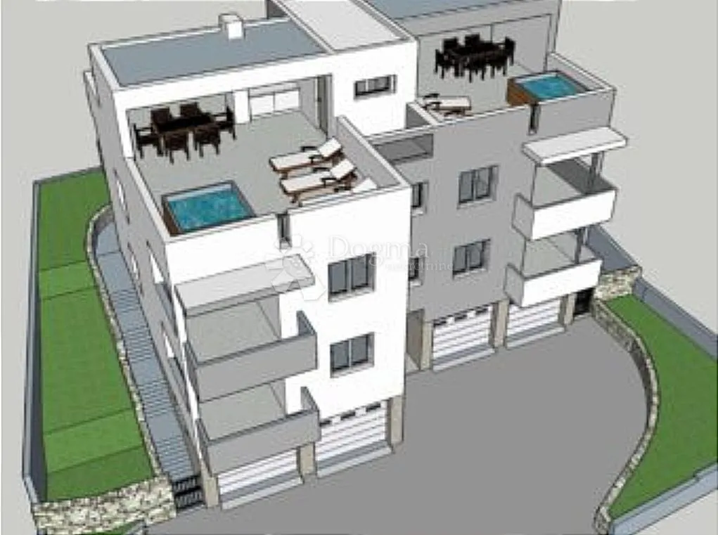 stan u prizemlju s vrtom i spektakularnim pogledom - ražanac - slika 3