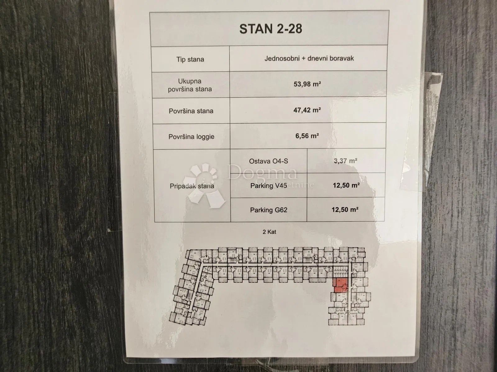 1s+db, lift, 1 garažno i 1 vanjsko parkirno u cijeni - slika 8