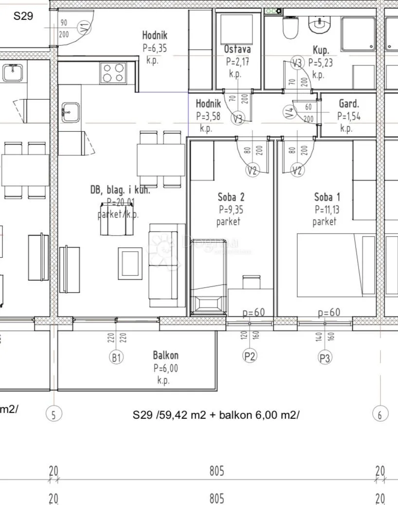 s29-novogradnja - gradići - od 3.000€ po m2 - vl.gor - slika 2