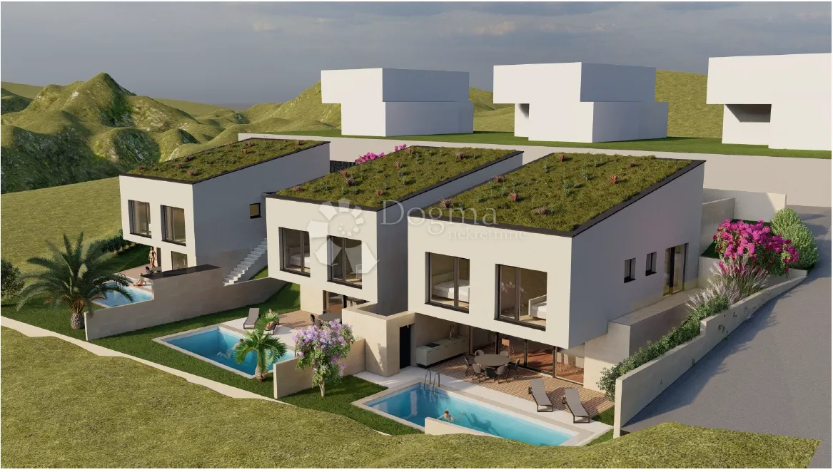 atraktivno građevinsko zemljište sa projektom - bol, brač - slika 2