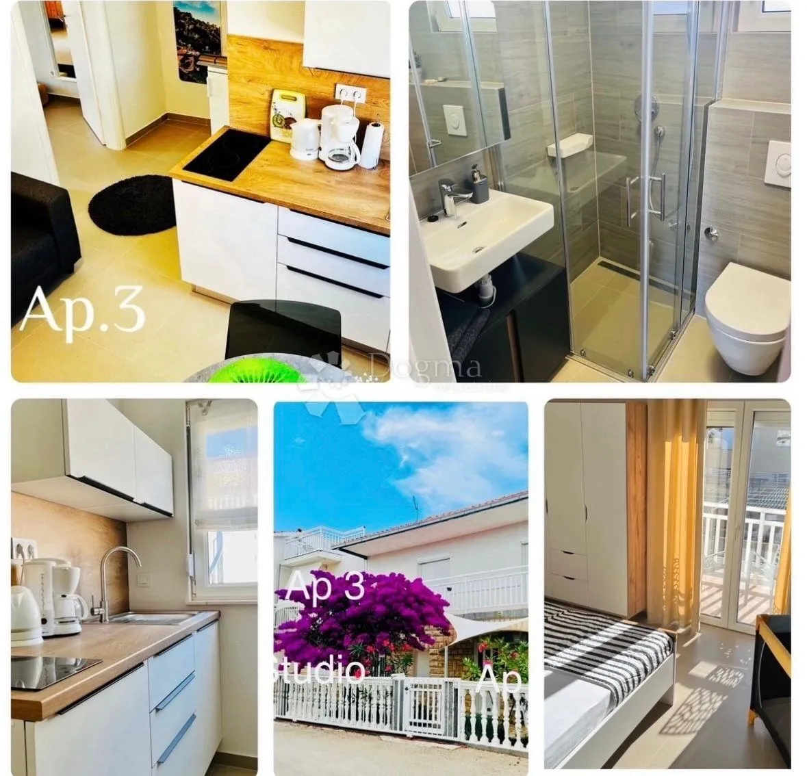 rogoznica- prilika! kuća s 5 apartmana 150m od plaže - slika 3
