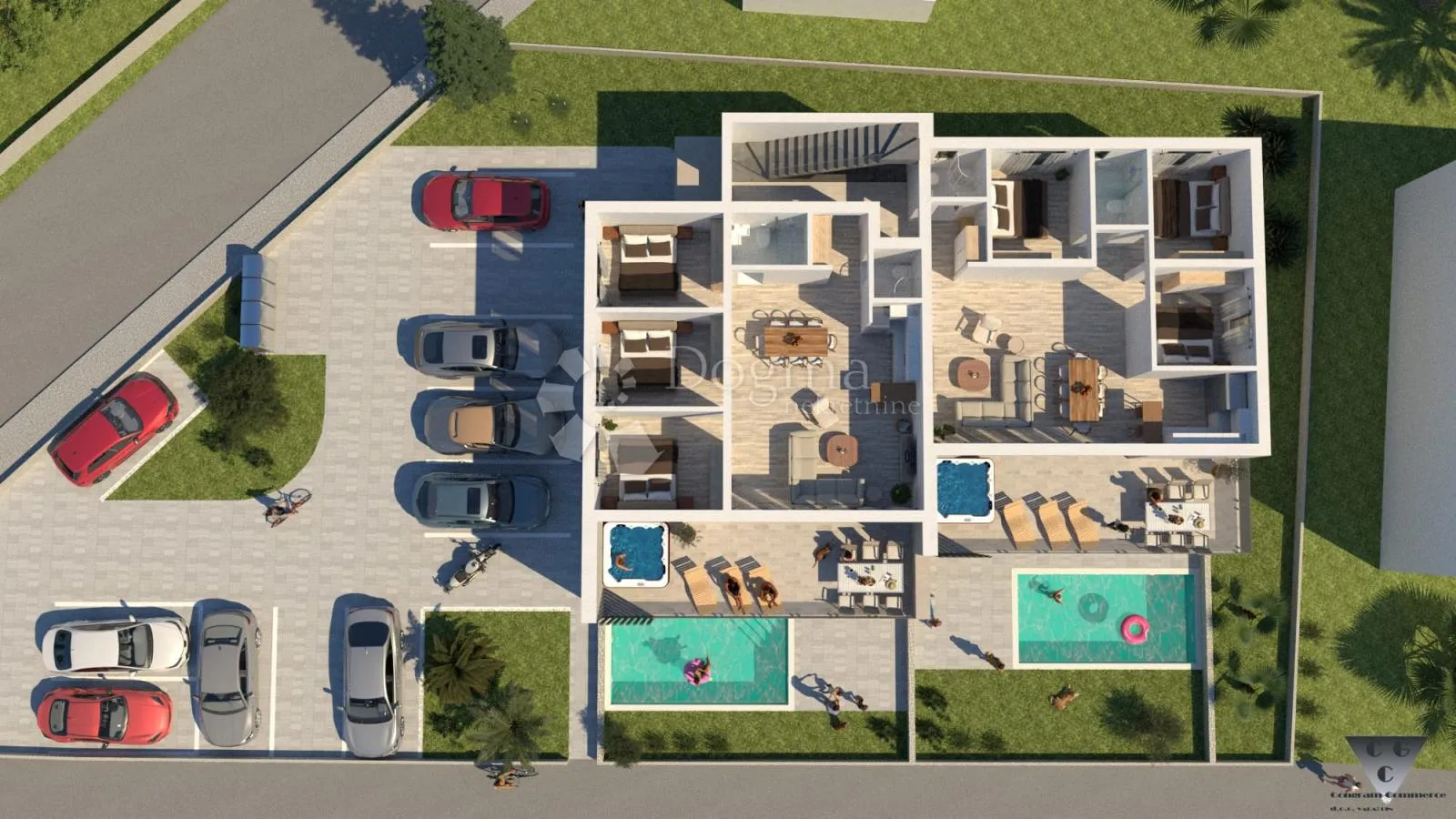 prostrani apartman sa otvorenim pogledom na more - slika 2