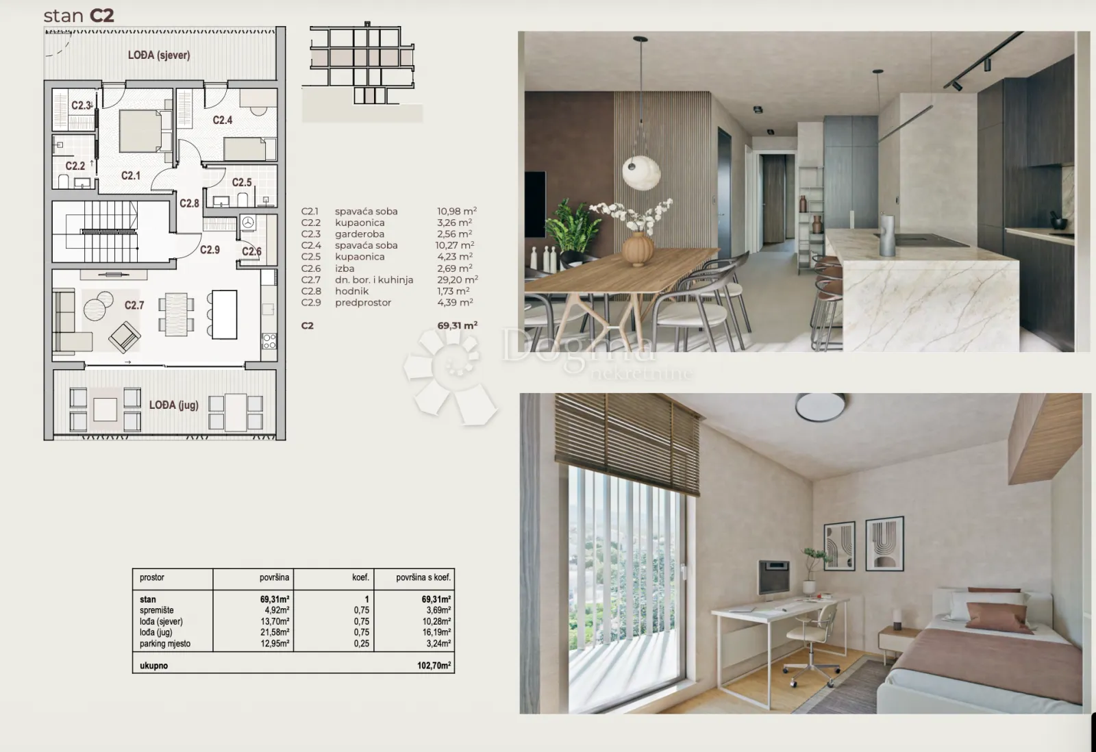 view residences b-1 30m od mora - slika 14