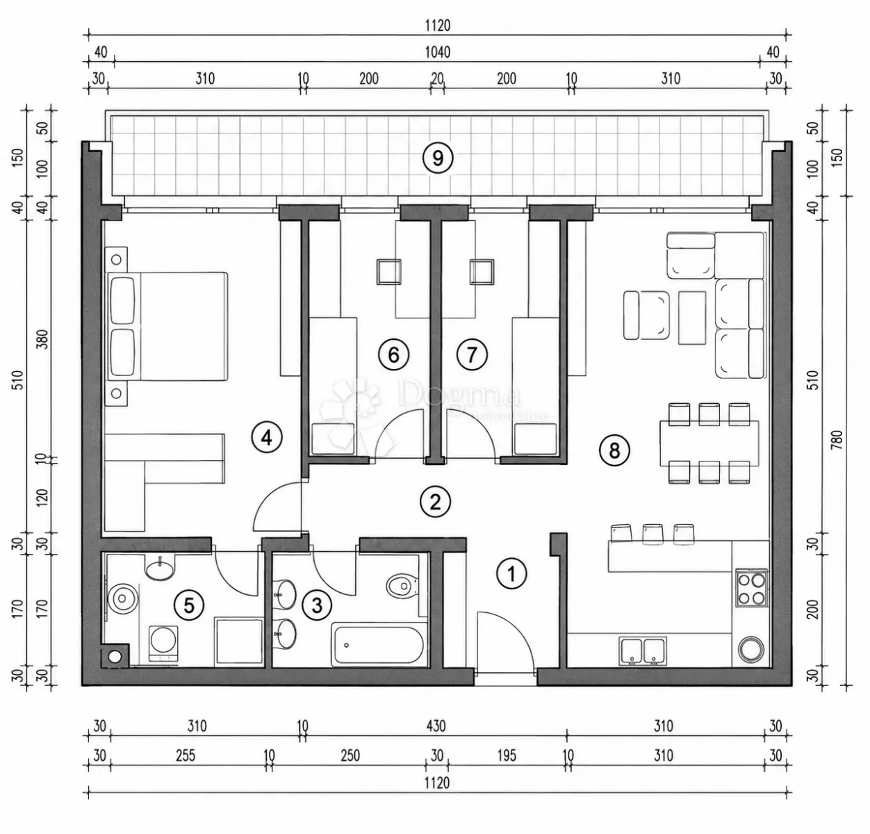 pretprodaja stanova – moderan stan na 2. katu novogradnje, varaždin | 71 m² + loggia - slika 8