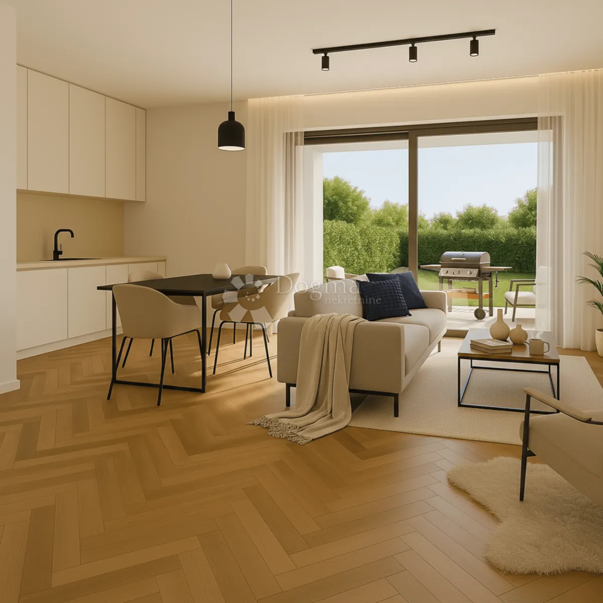 kaštel stari – novogradnja, 2s+db s privatnim vrtom - slika 1